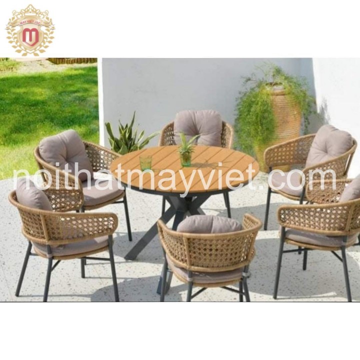 Bàn Ghế Mây Tre Cafe BGCF54